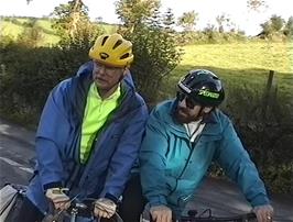 Dave Robinson and Charlie Walker at Ponsworthy Splash